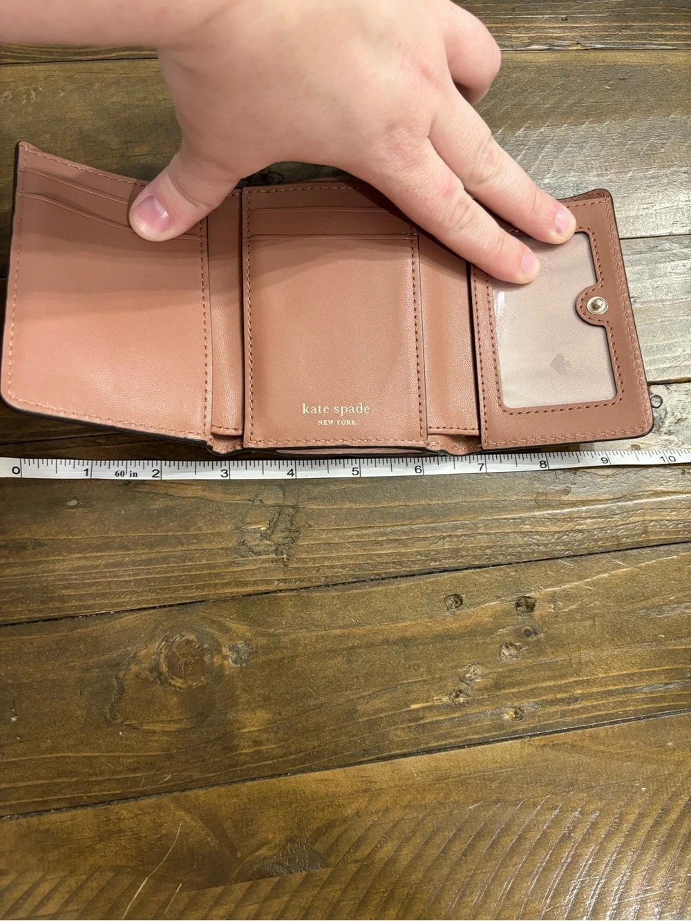 Kate Spade Blush Pink Small Trifold Wallet